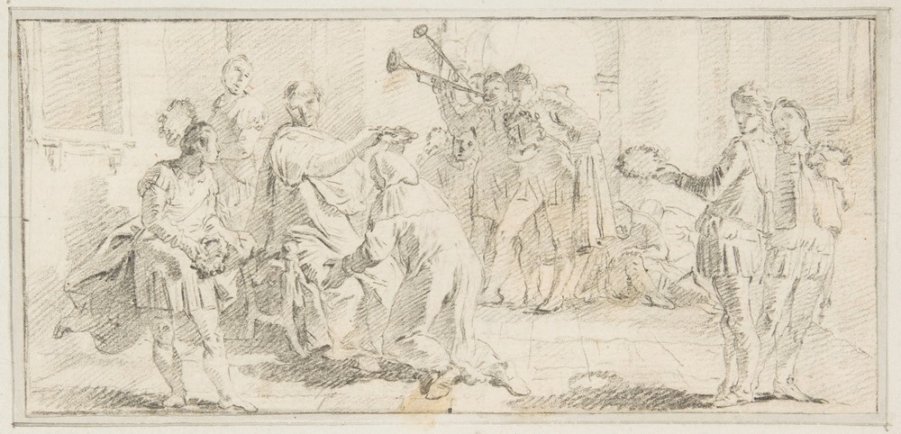 Allegorical Scene of Coronation
