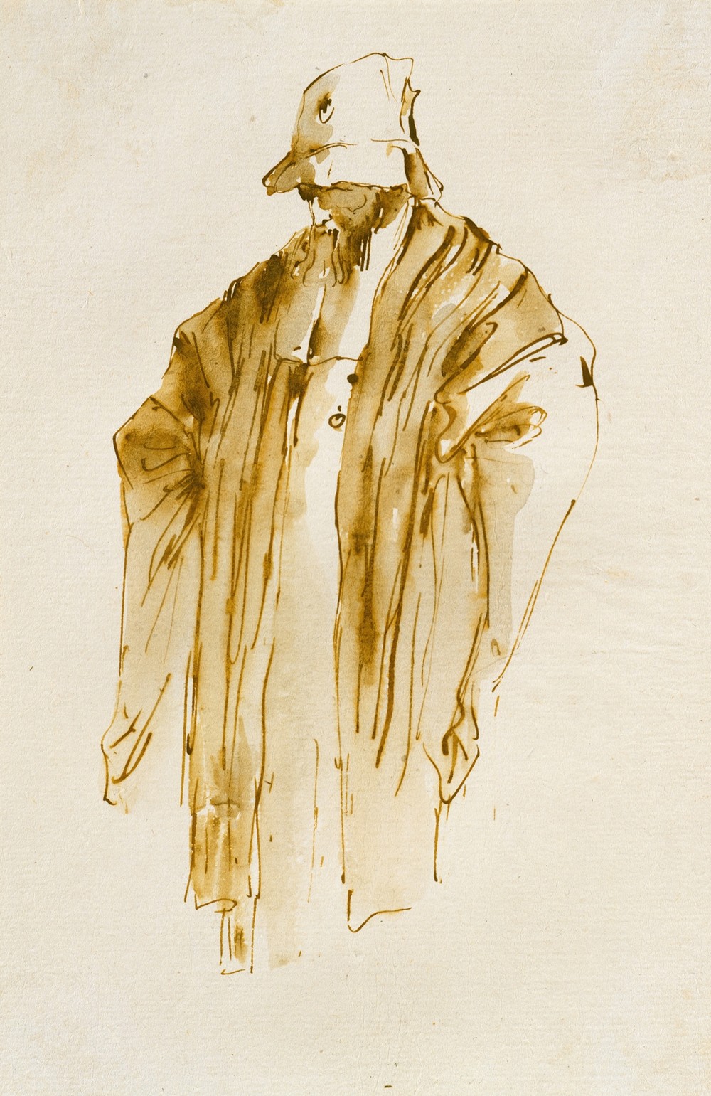 Bearded Man Looking Down to the Left (ca. 1760)