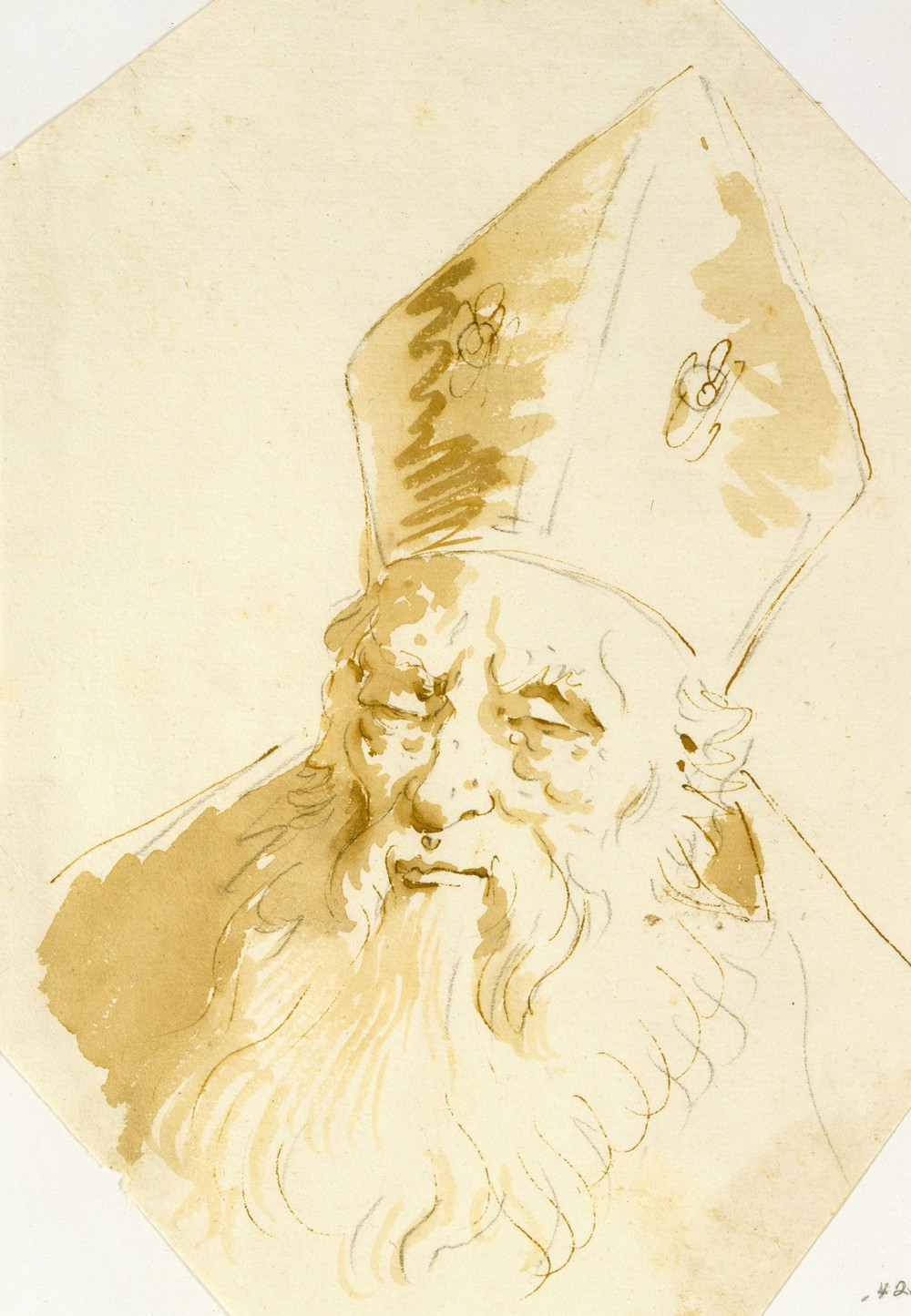 Head of a Bishop (ca. 1742–57)