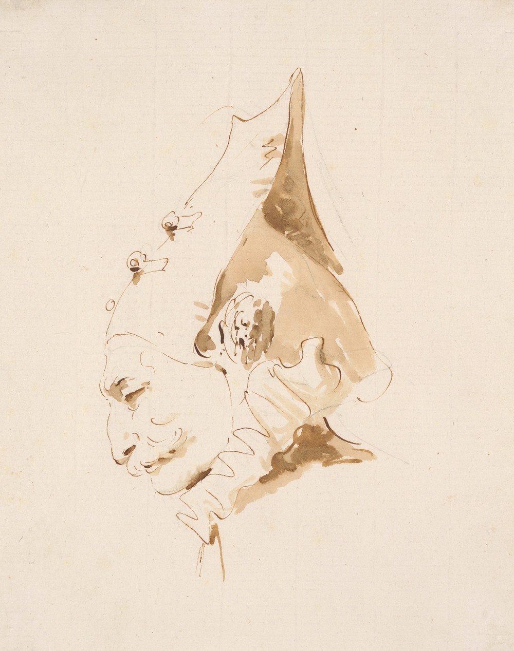 Head of a Man in Profile to the Left (ca. 1740–45)