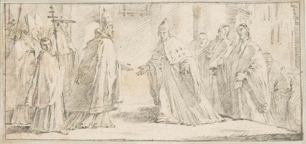 Meeting Between a Pope and Doge