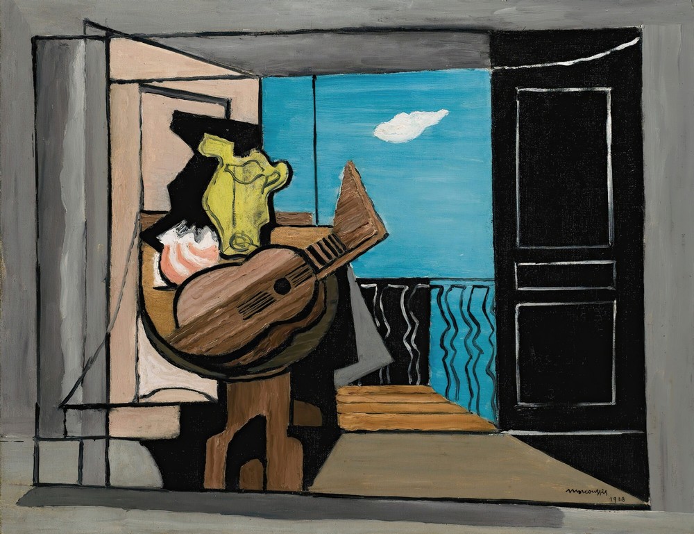 Intérieur Au Balcon ( 1928)