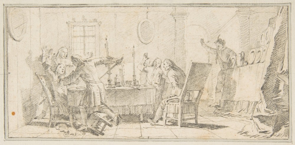 Scene of a Murder in an Interior