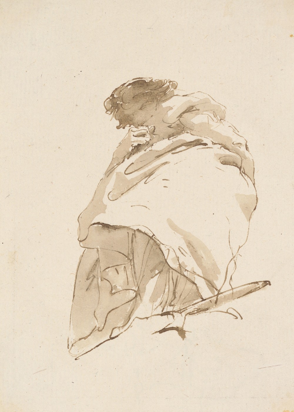 Standing Woman, Turned to the Left (ca. 1742–57)