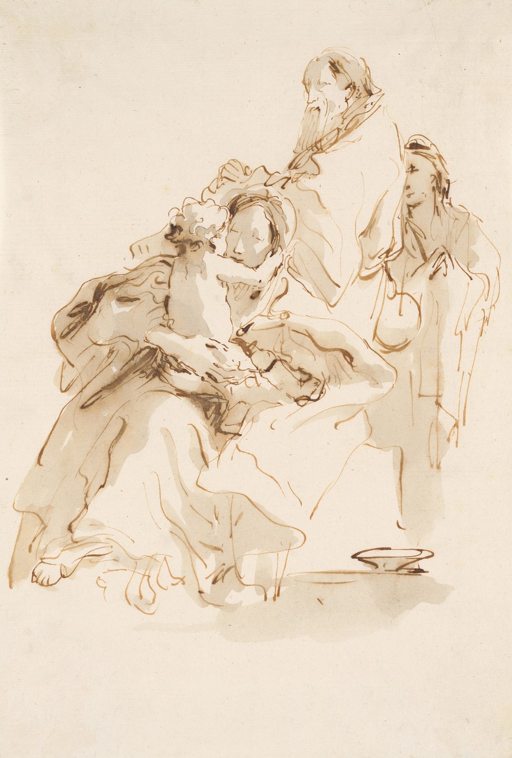 The Holy Family with Saint John (ca. 1754–62)