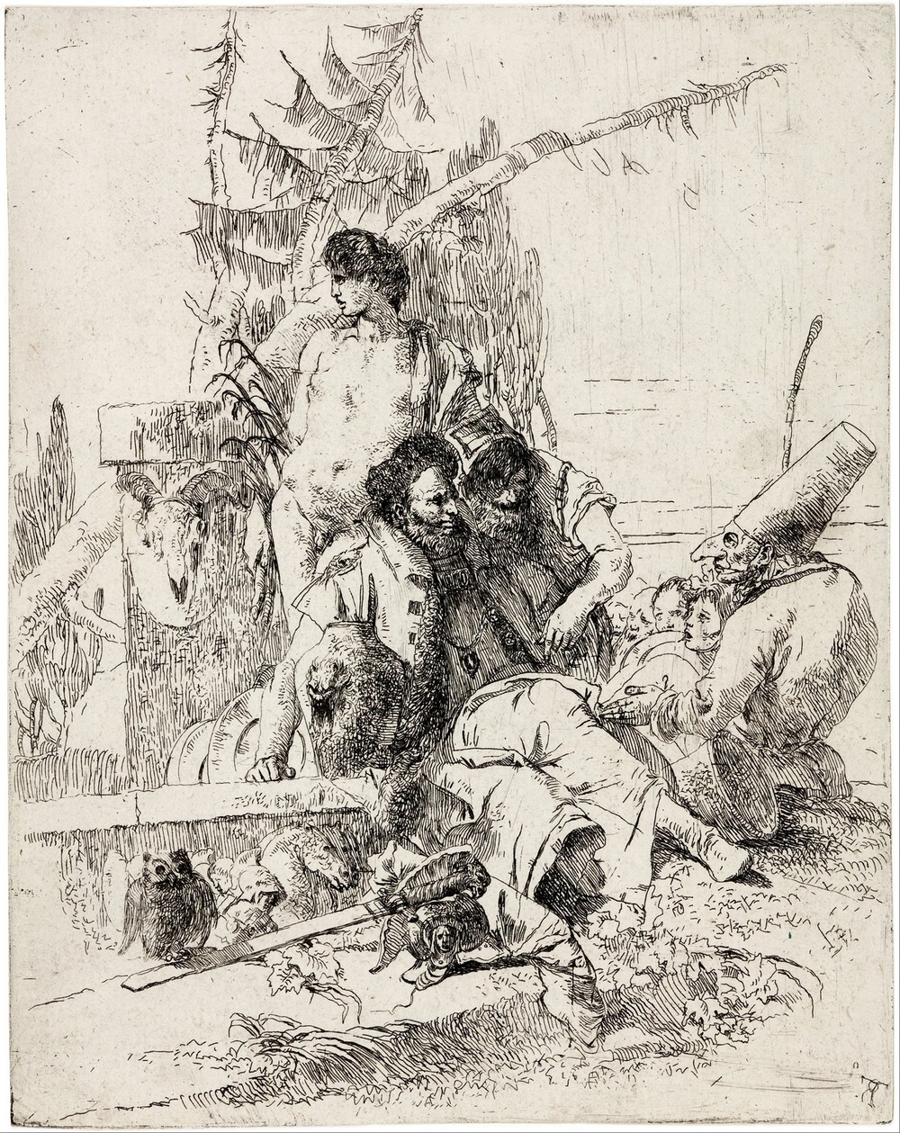 Punchinello gives counsel (c. 1743-57)