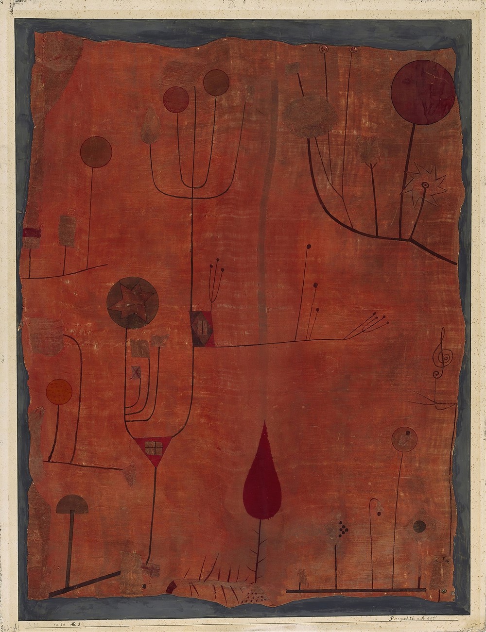 Fruits on Red