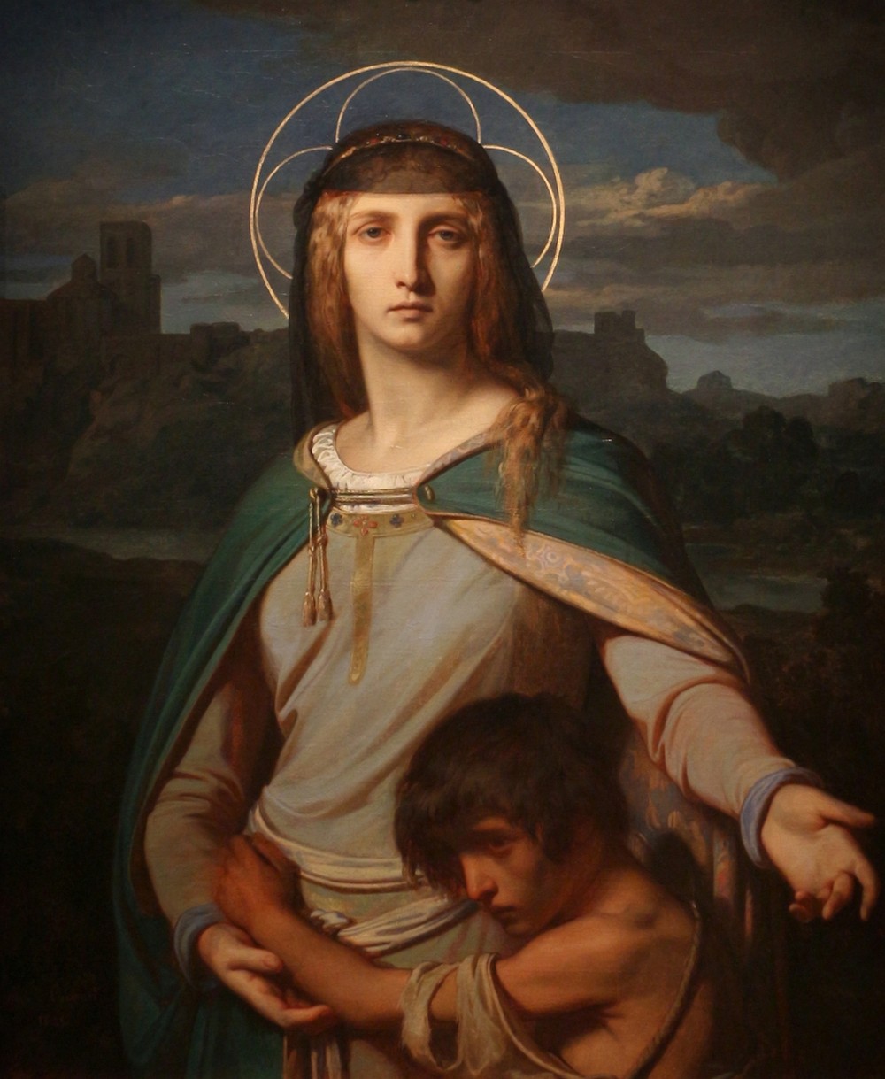 Saint Monica in a Landscape
