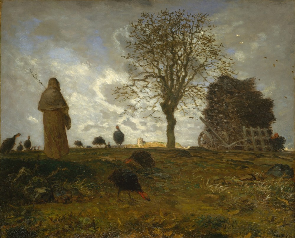 Autumn Landscape with a Flock of Turkeys (1872–73)
