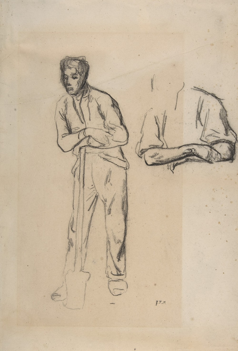 Man with a Spade (ca. 1855–58)