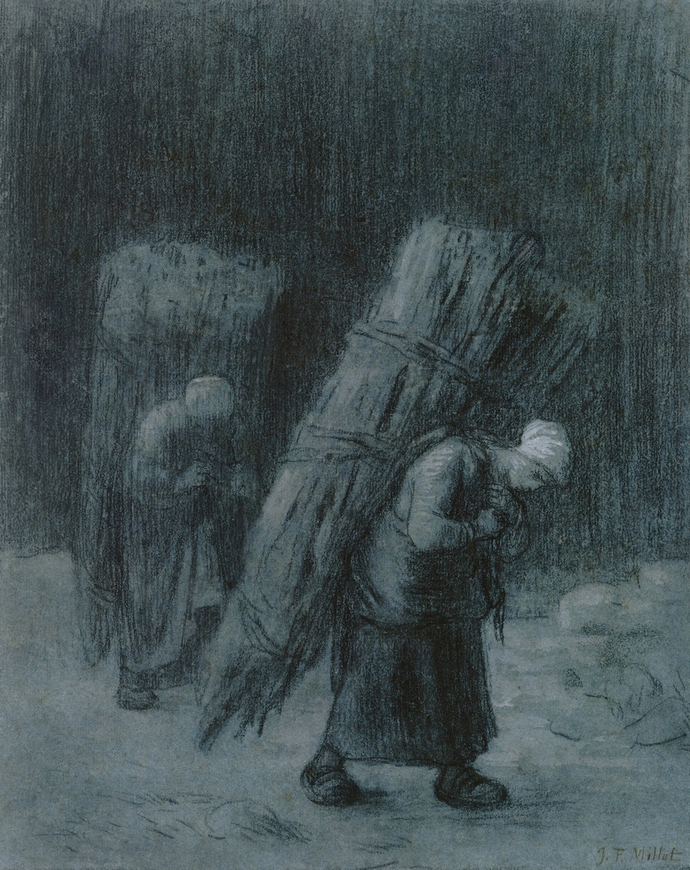 Women Carrying Faggots (ca. 1858)