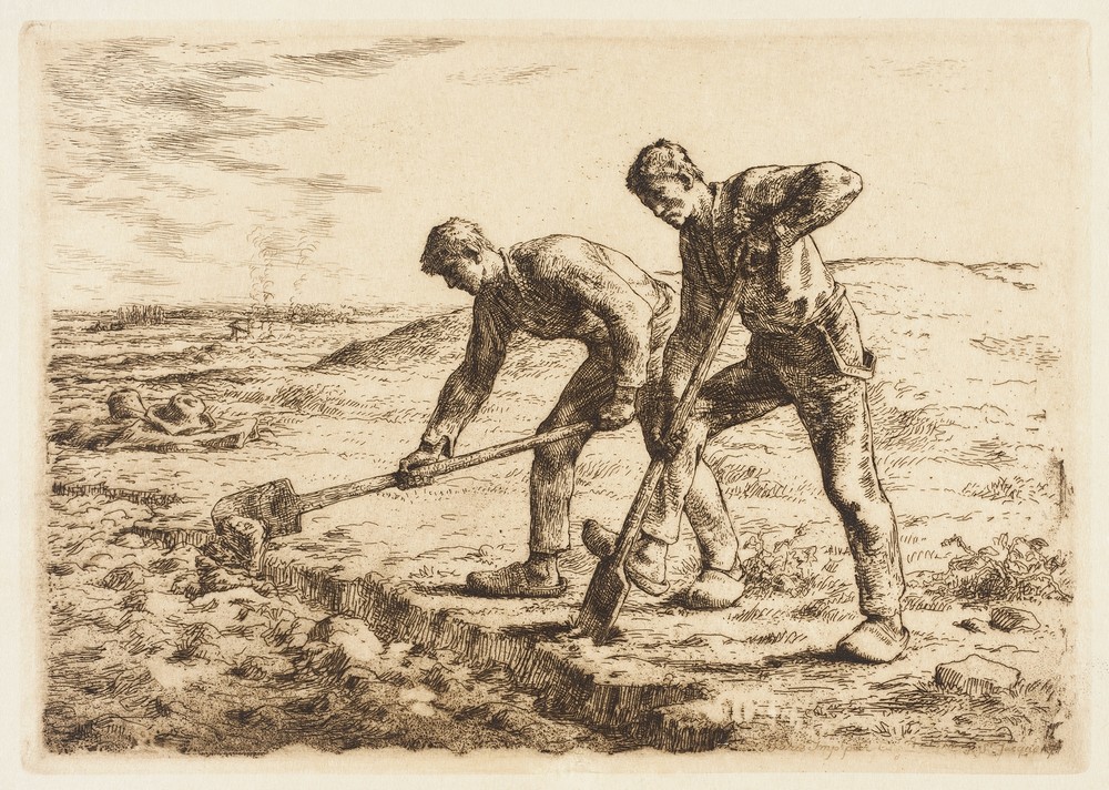 Les Bêcheurs (circa 1855-1856)