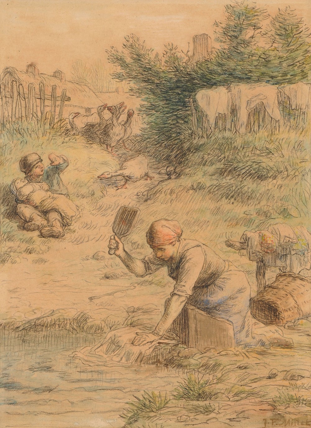 La Lavandière (ca 1860)