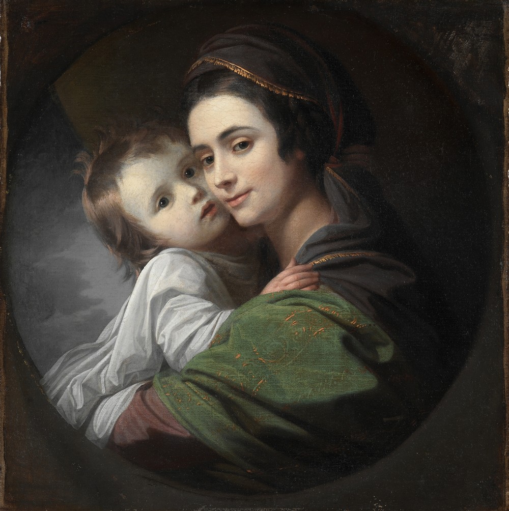 Elizabeth Shewell West and Her Son, Raphael (c. 1770)