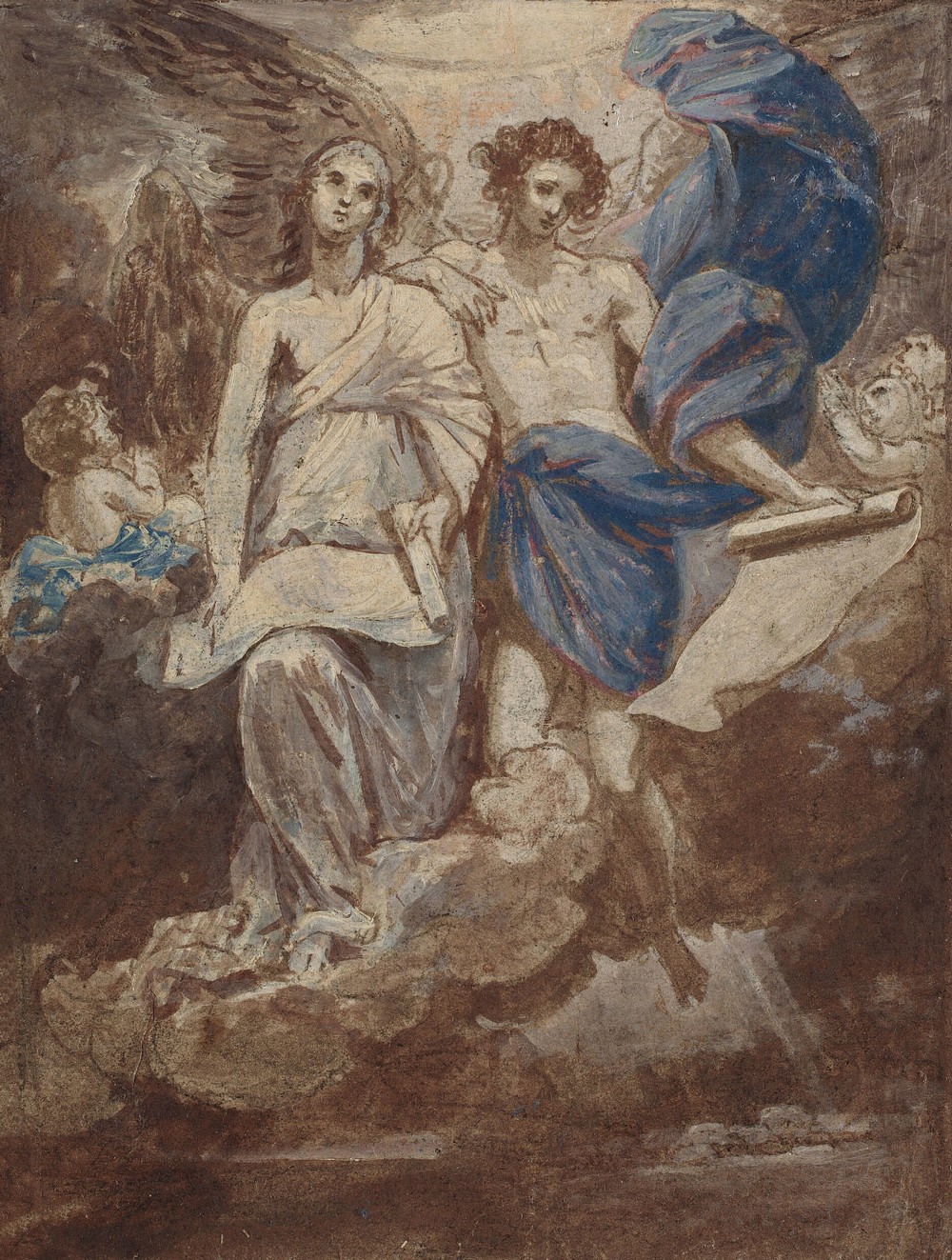 Study for a painting of The Angels Appearing to the Shepherds, 1774