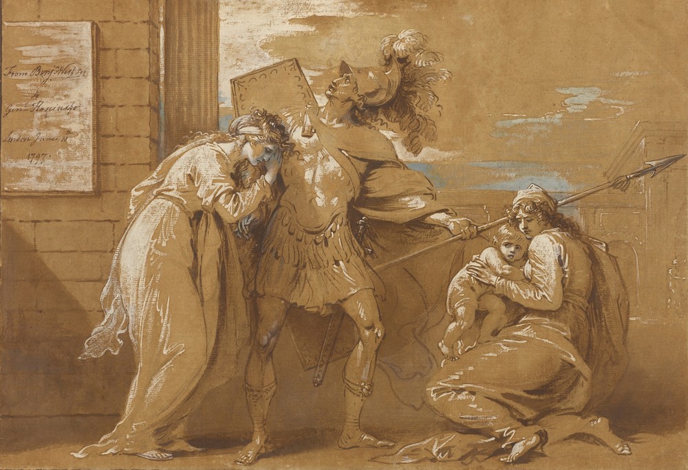The Fright of Astyanax (Hector Bidding Farewell to Andromache)