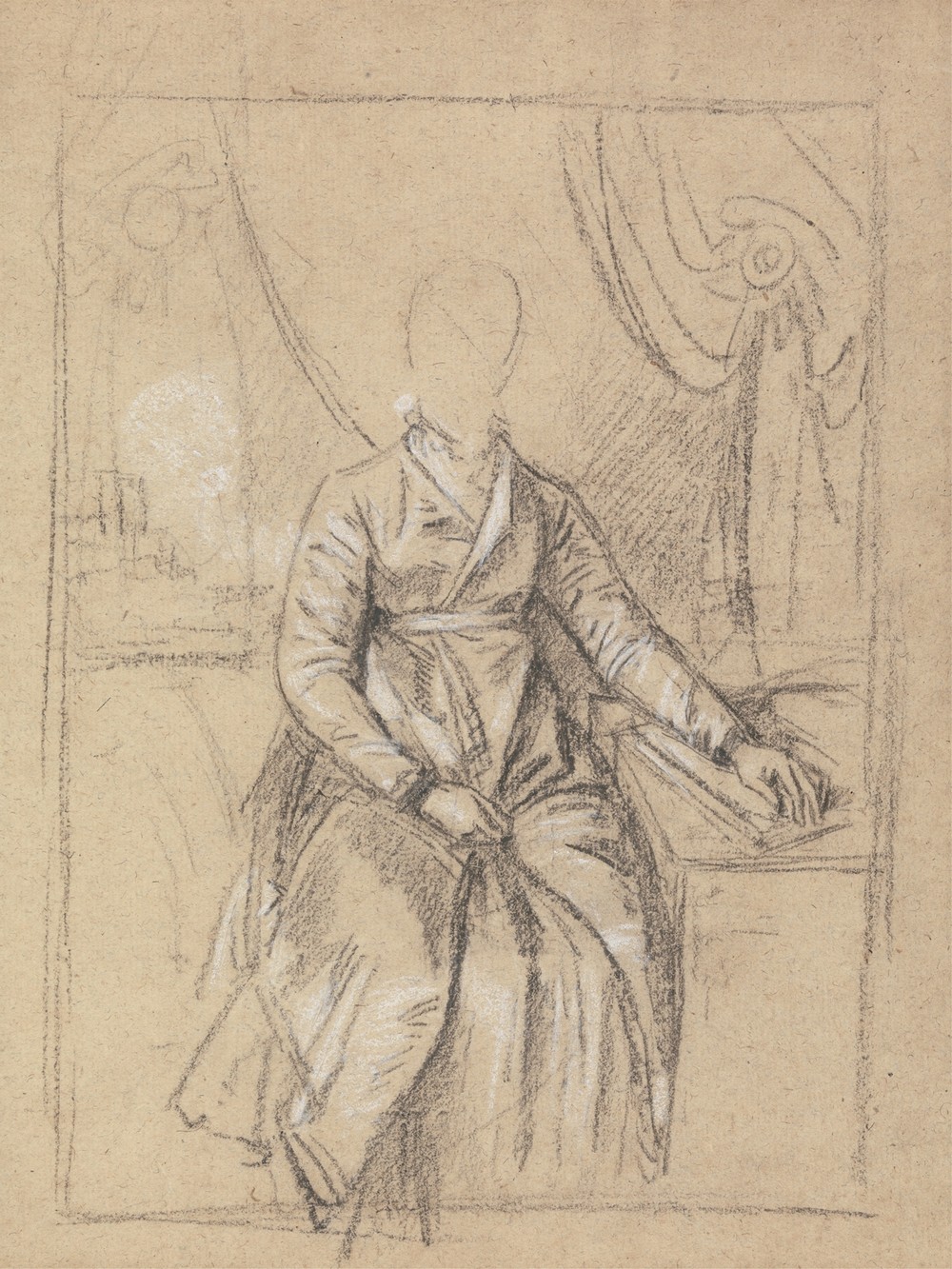 Costume Study for the Portrait of a Lady