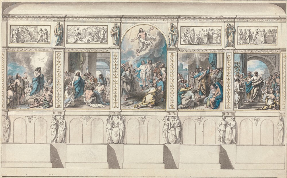 Design for a Wall of the Chapel of Revealed Religion (ca. 1780)