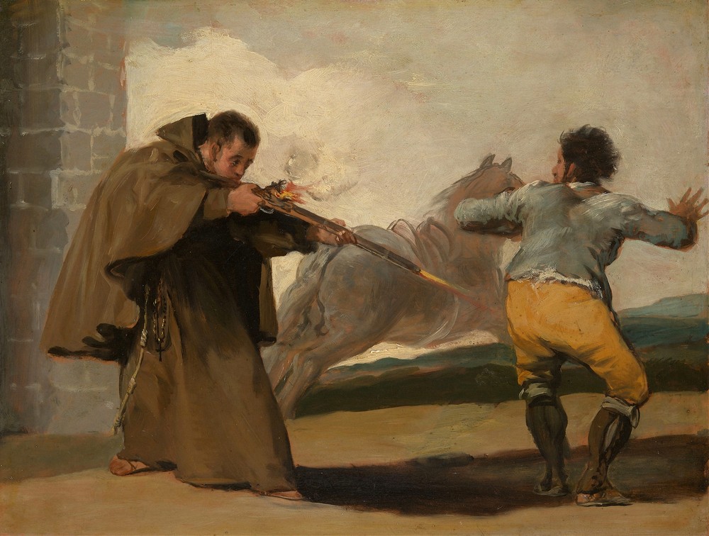 Friar Pedro Shoots El Maragato as His Horse Runs Off (c. 1806)