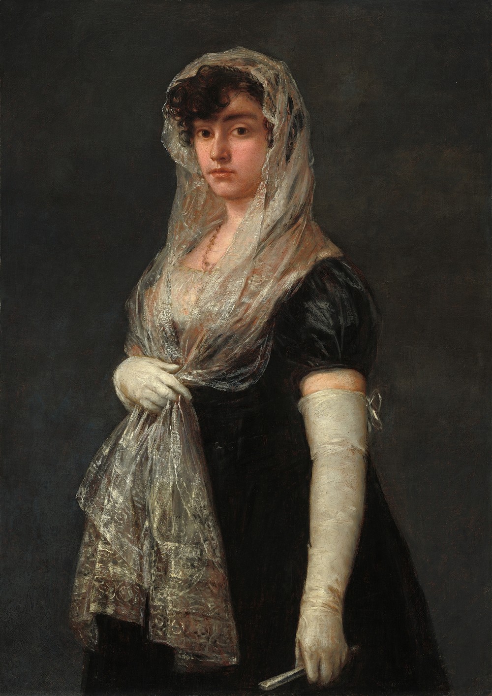 Young Lady Wearing a Mantilla and Basquina (c. 1800-1805)