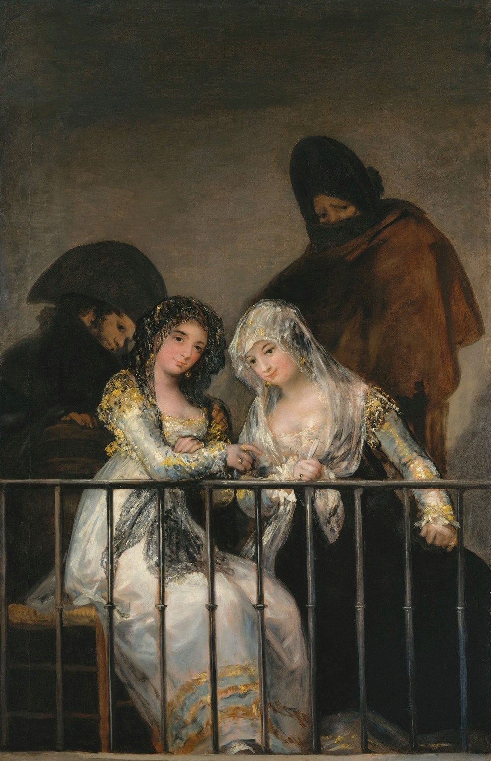 Majas on a Balcony (ca. 1800–1810)