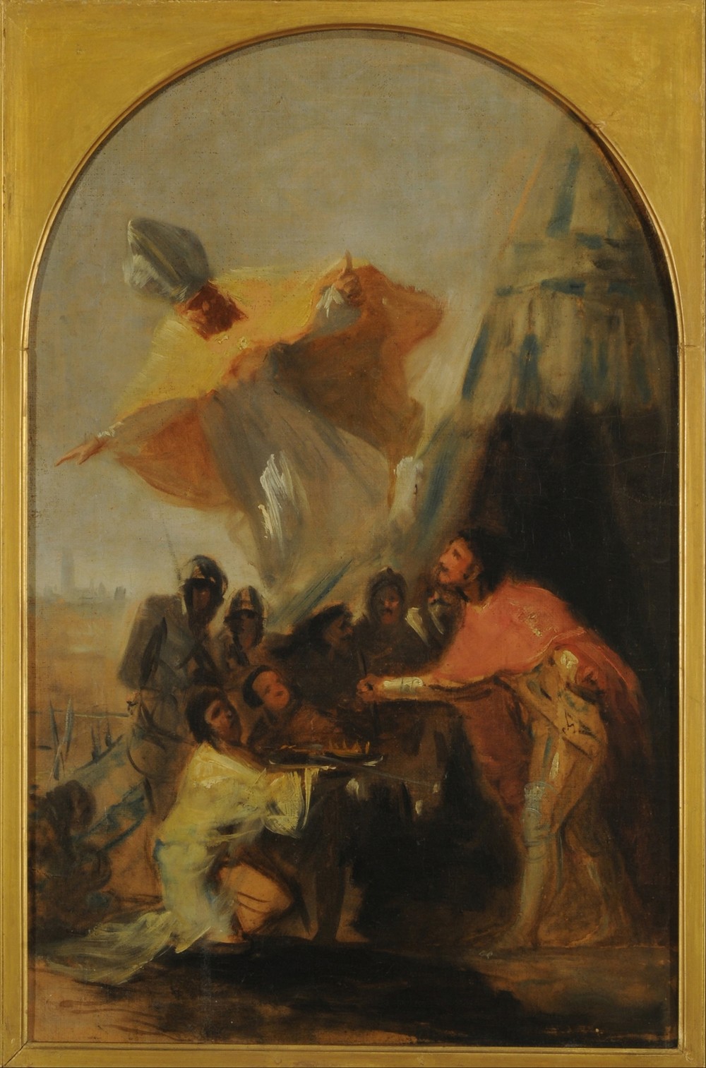 Aparición de San Isidoro al Rey Fernando el Santo ante los muros de Sevilla (between 1798 and 1800)