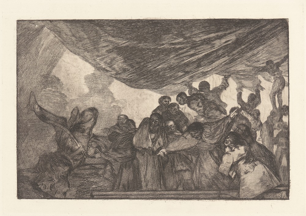 Without Commending Himself either to God or the Devil [Clear Folly] (Sin Recomendarse a Dios ni al Diablo [Disparate Claro]) (ca. 1813-1820)