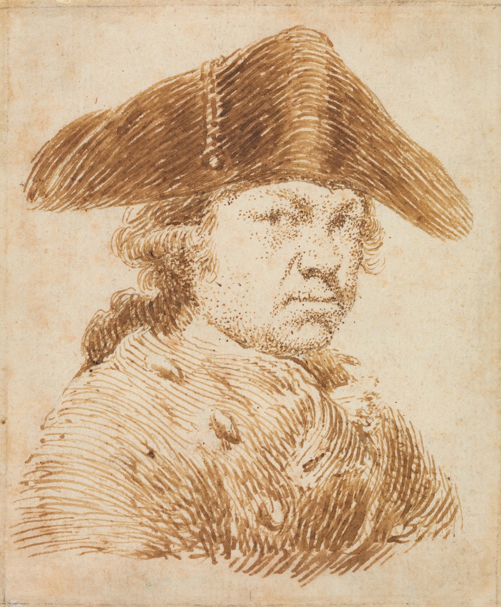 Self-Portrait in a Cocked Hat (ca. 1790)
