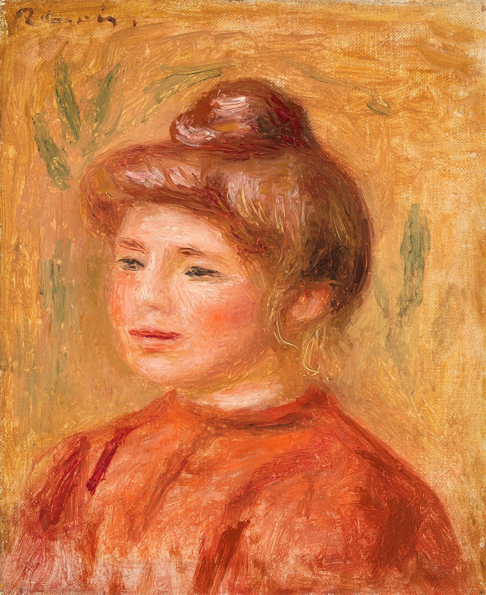 Bust of Woman in Red (Buste de femme en rouge)