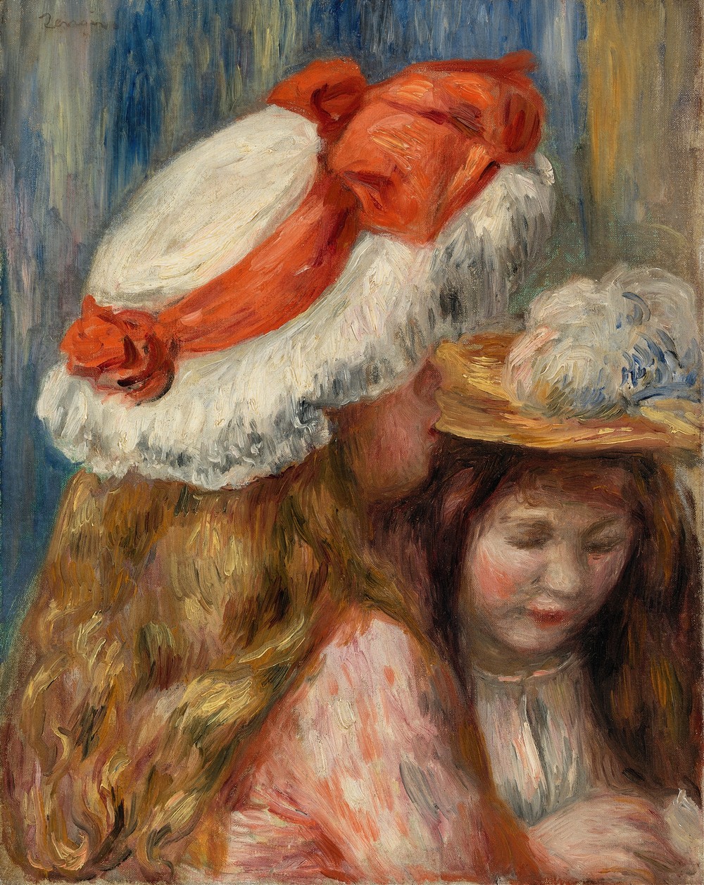Girls with Hats (Jeunes filles aux chapeaux) (Early 1890s)