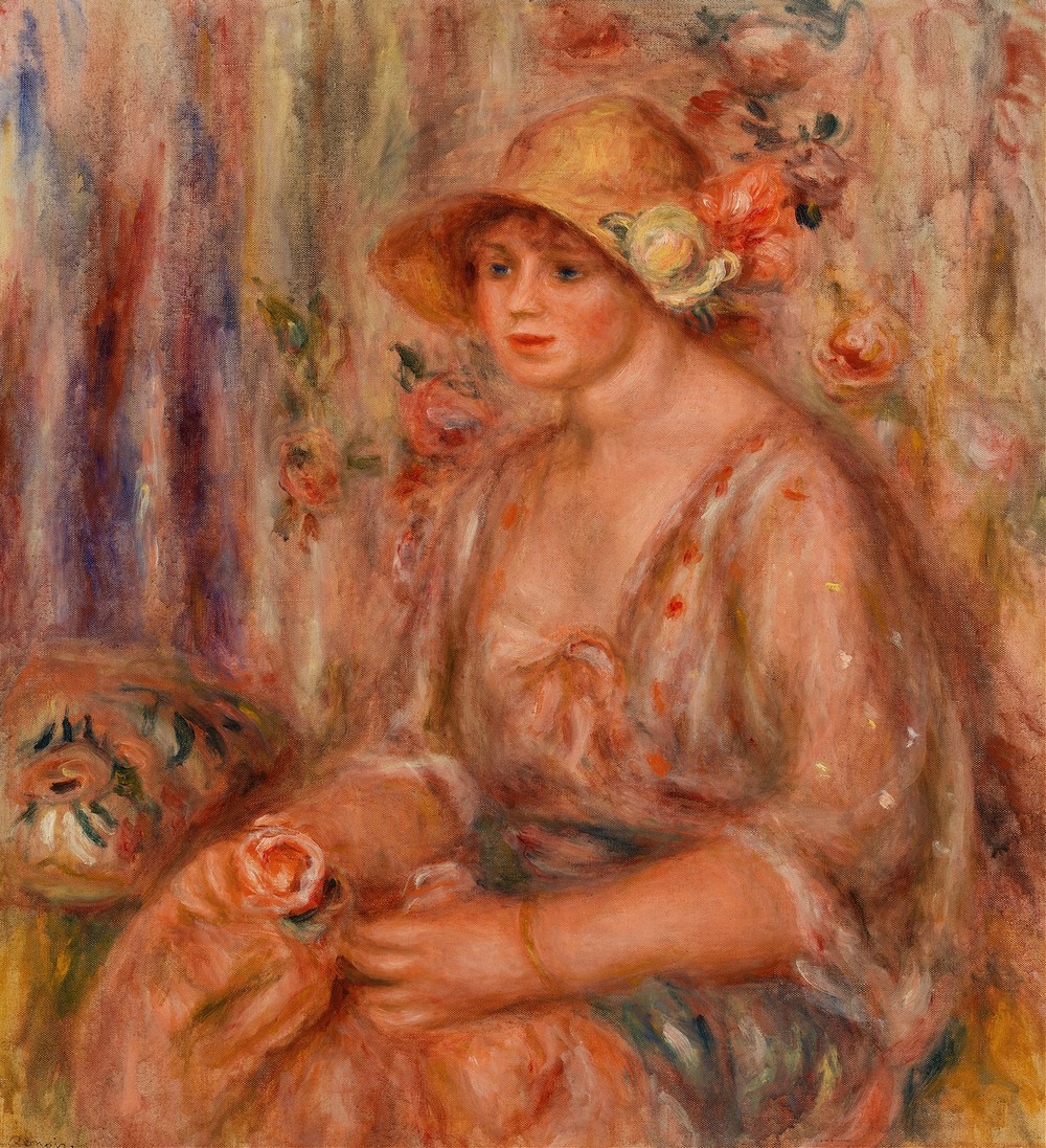Woman in Muslin Dress (Femme en robe de mousseline)