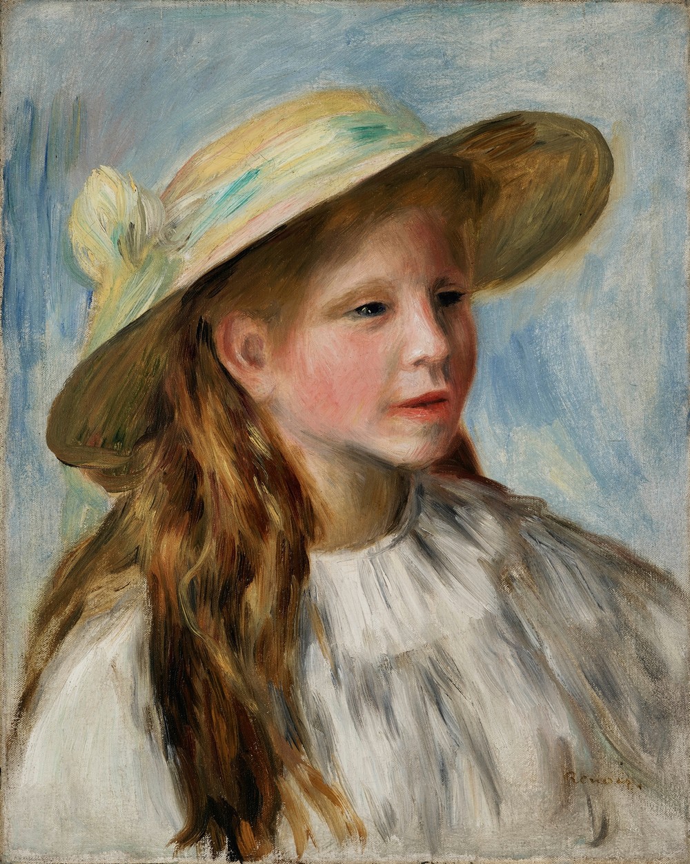 Little Girl with a Hat (Jeune Fille au Chapeau)