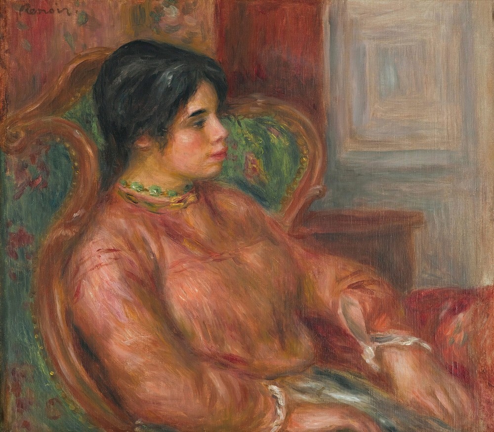 Femme au Fauteuil Vert (circa 1900)