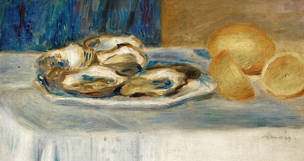Nature Morte Aux Citrons Et Aux Huïtres (circa 1900)