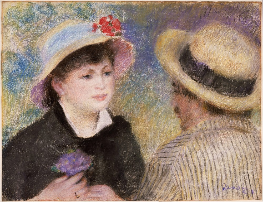 Boating Couple (said to be Aline Charigot and Renoir)