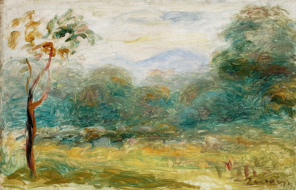 Landscape from the south of France (Cagnes-sur-Mer)