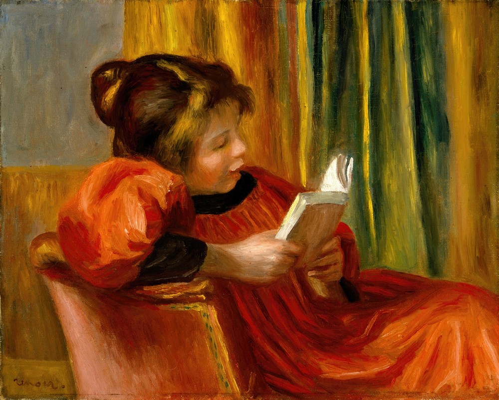 Girl Reading (circa 1890)