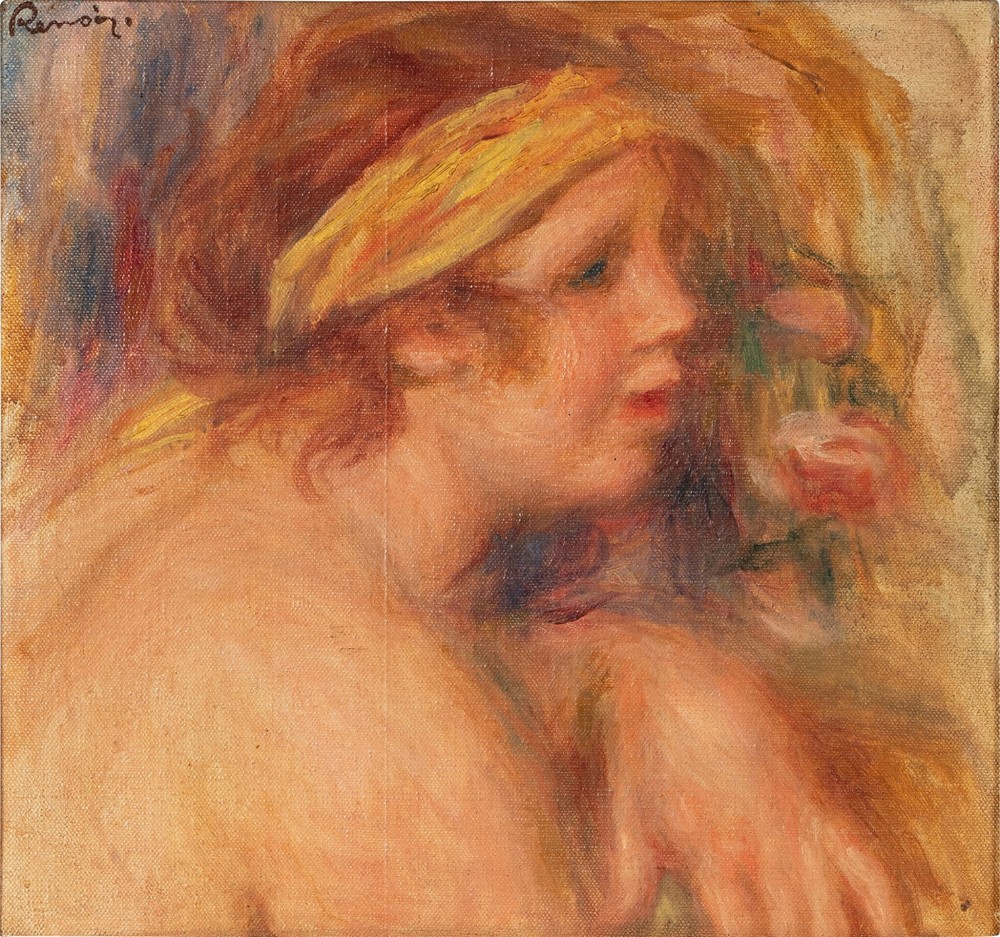 Andrée au turban jaune – Fragment (circa 1918)