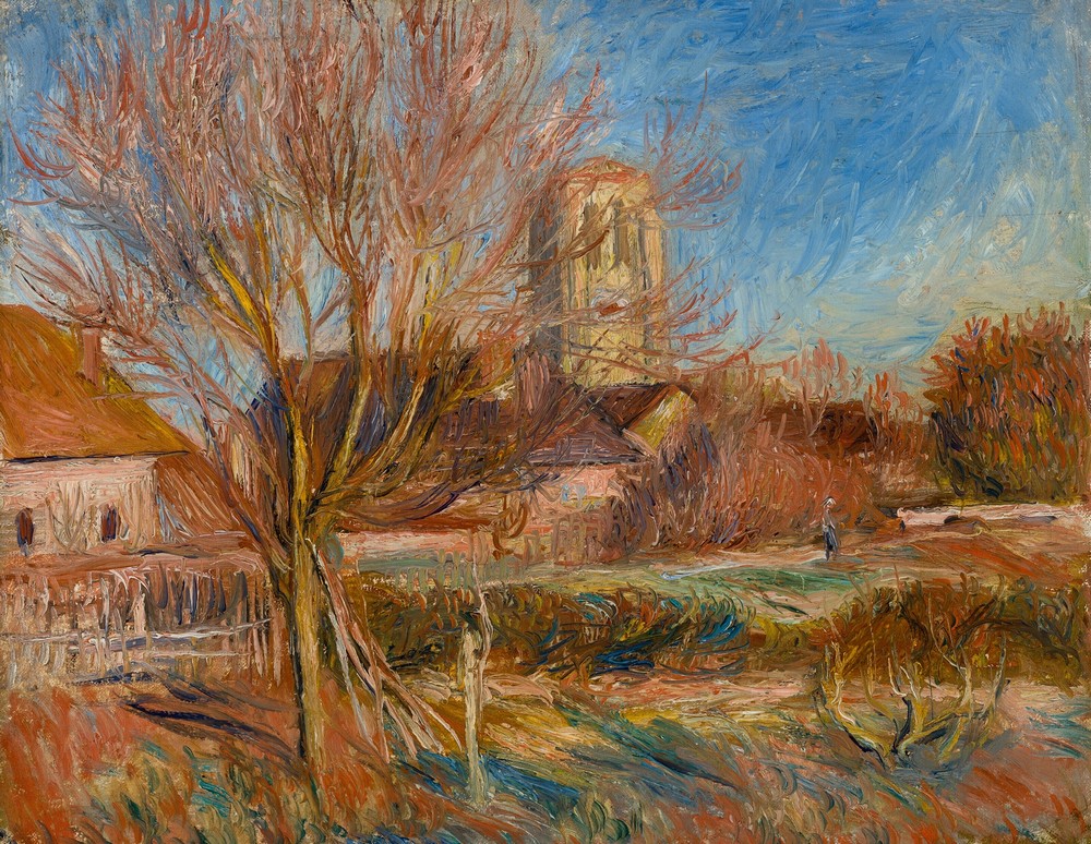 L’église à Essoyes (circa 1900)