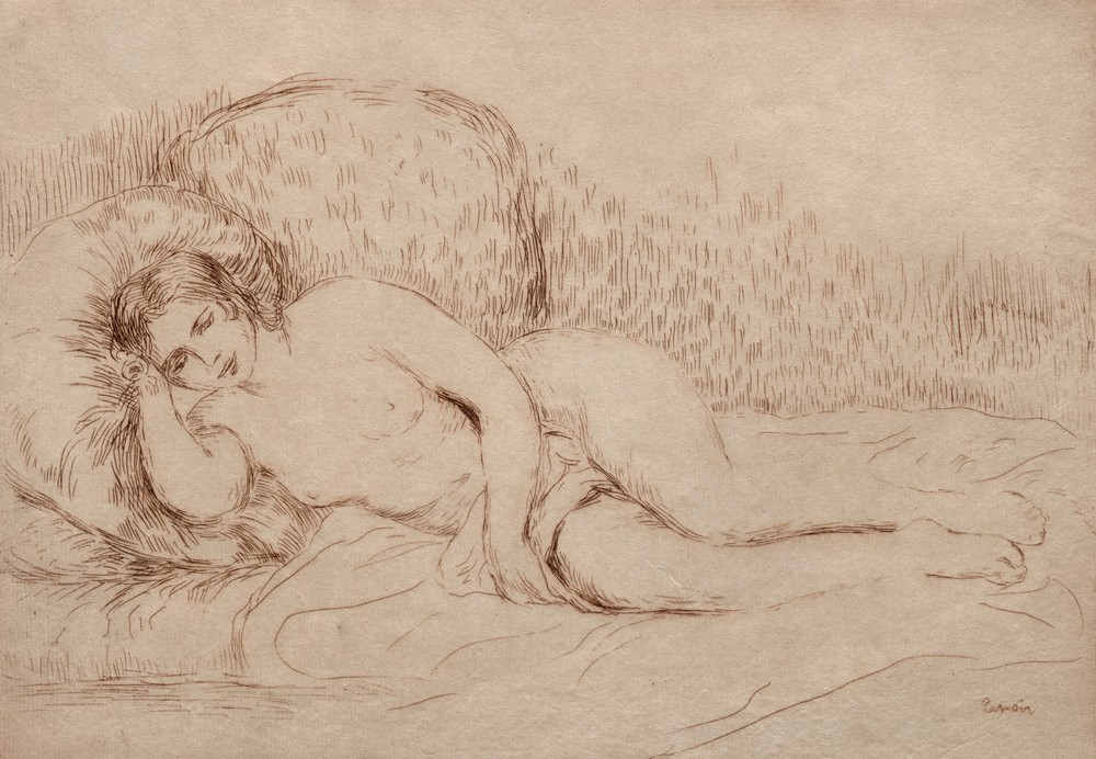 Femme nue couchée