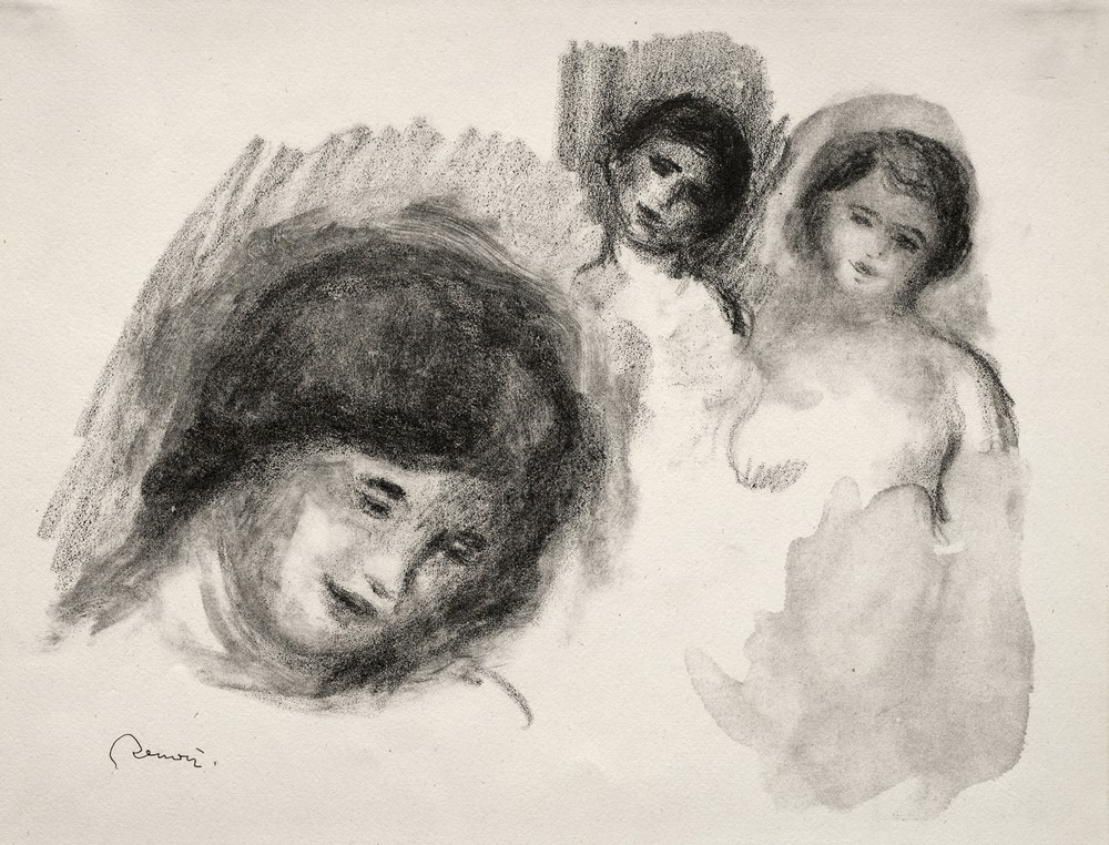 Stone with Three Sketches