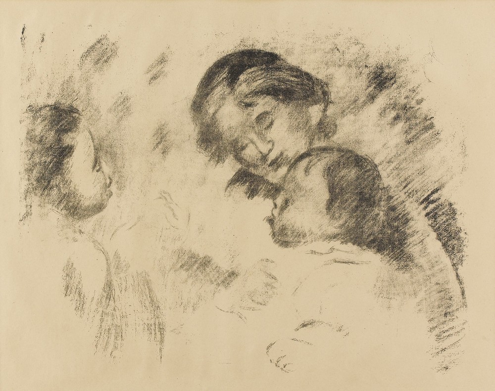Une mère et deux enfants