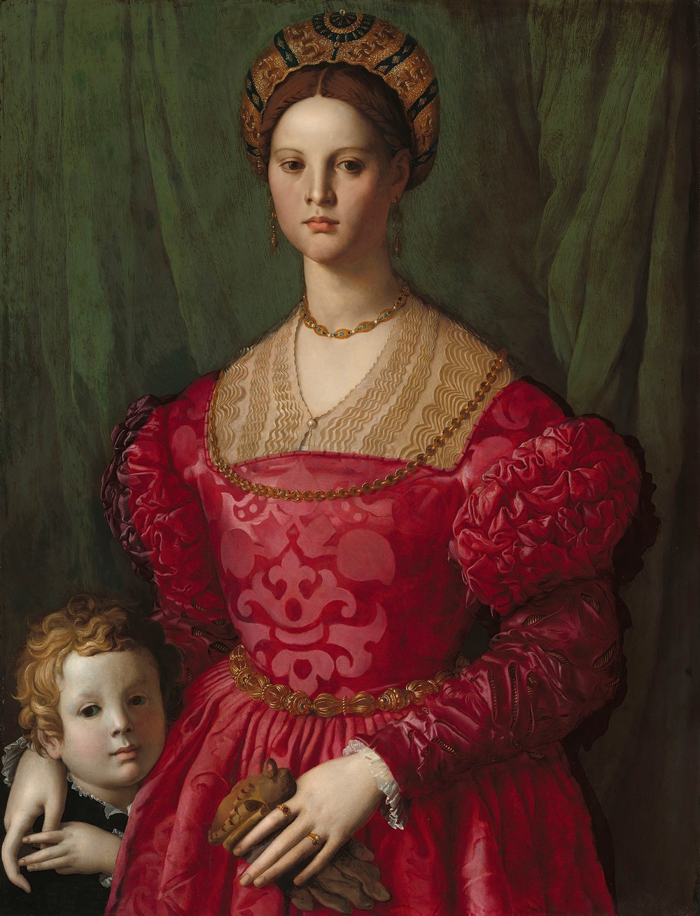 A Young Woman and Her Little Boy (c. 1540)