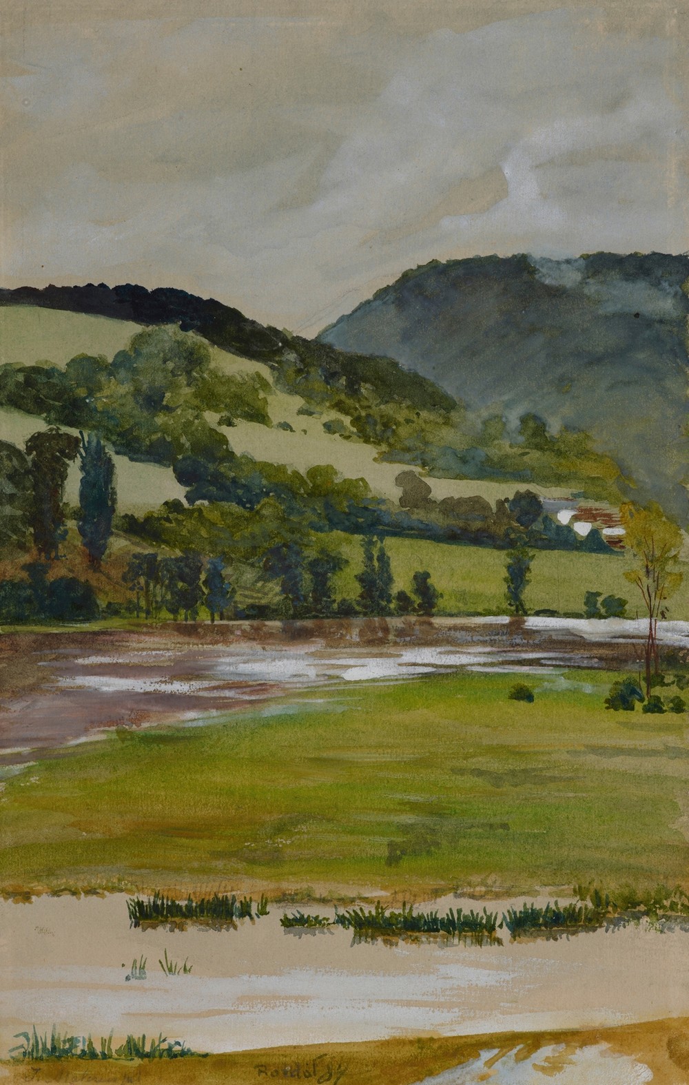 Spring landscape from Rozdół