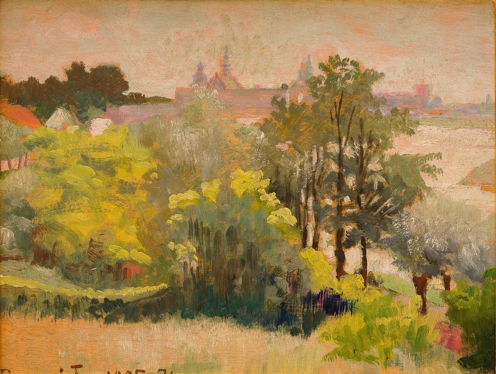 View of Krakow from Zwierzyniec