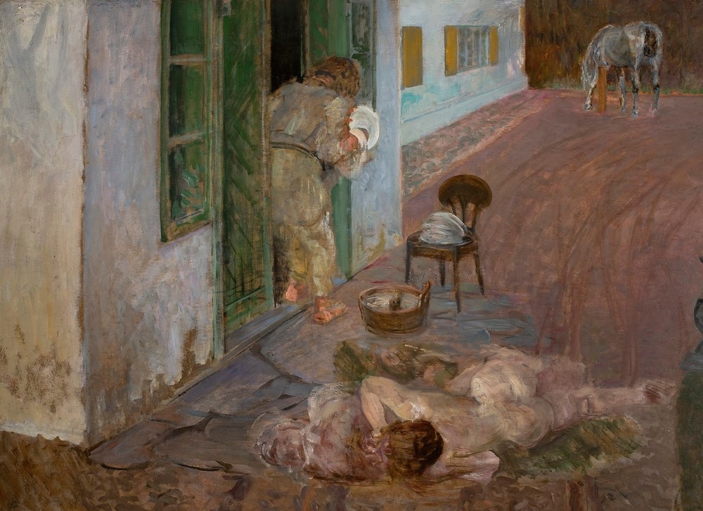 Dish washing. Wielgie