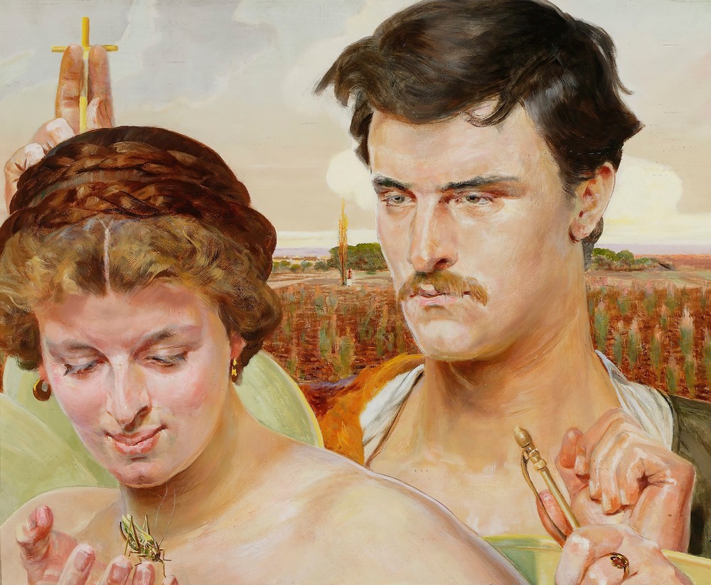 Music – right wing of the triptych