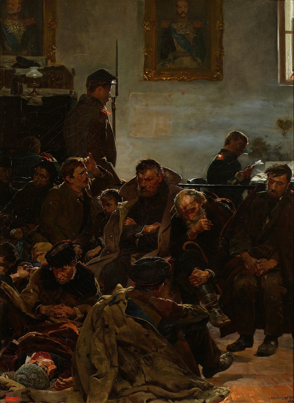 On the way to exile (Convicts on the way to Siberia)