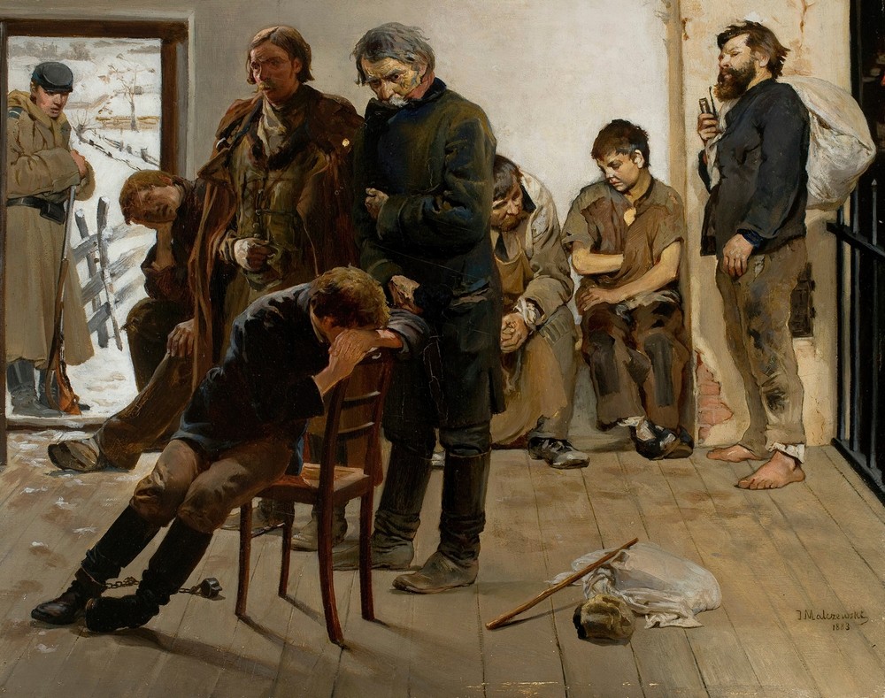 On the way to exile (Prisoners)