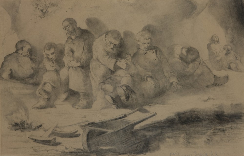 Study for the painting ‘Sunday in the mine’